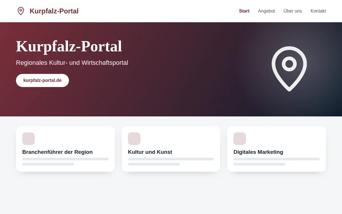 Startseite von kurpfalz-portal.de