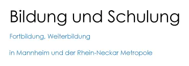 Logo Bildung und Schulung